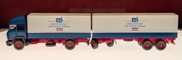 LKW Wiking Pritschen-Fernlastzug Iveco H0/1.87