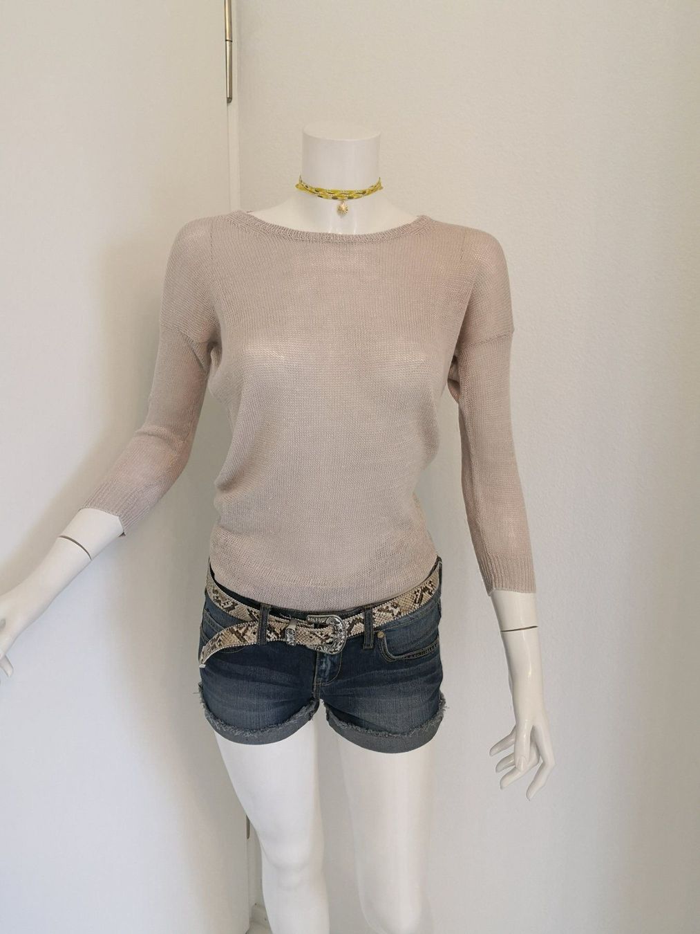 Pulls & Sweat-shirts: 🤩MANGO LEINEN STRICK PULLOVER BEIGE NEU & D&G P. – Neuf (Voir description) à Olten par Naja-Twins-Twins 8