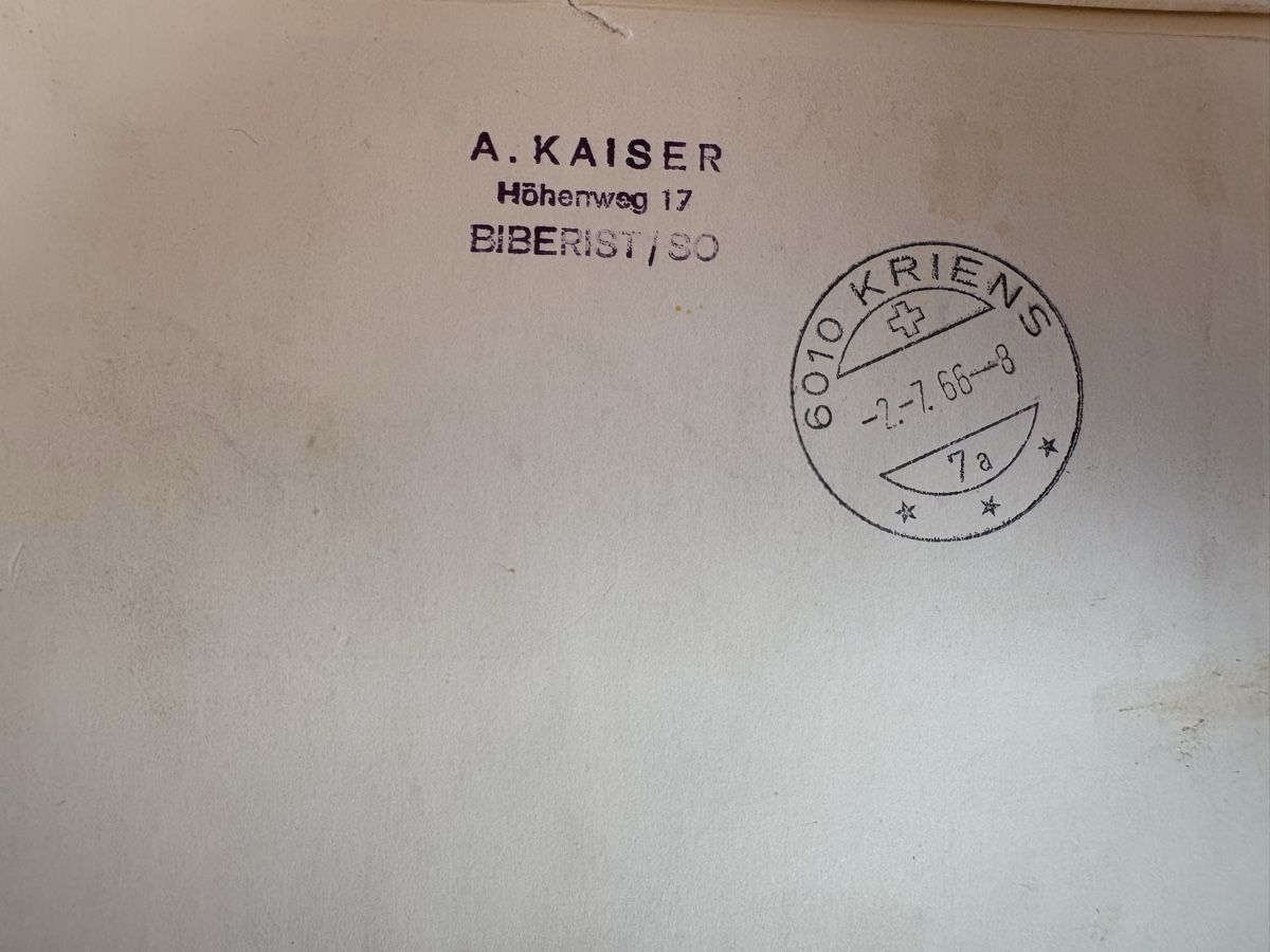 Alle Briefmarken: R-Brief retourniert von 1965 – Gebraucht aus Wohlen AG von Eschiedsrichter 2