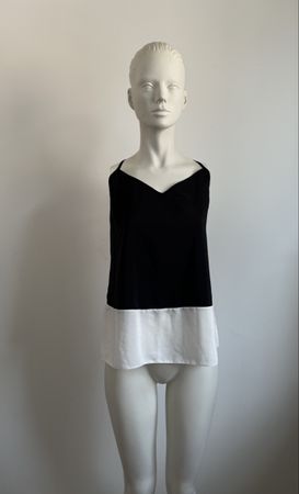 Top, Schwarz-Weiss, leicht & luftig, Gr. M