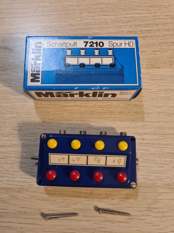 Märklin 7210 Control Panel – Used, Good Condition, German Model Railway Accessory