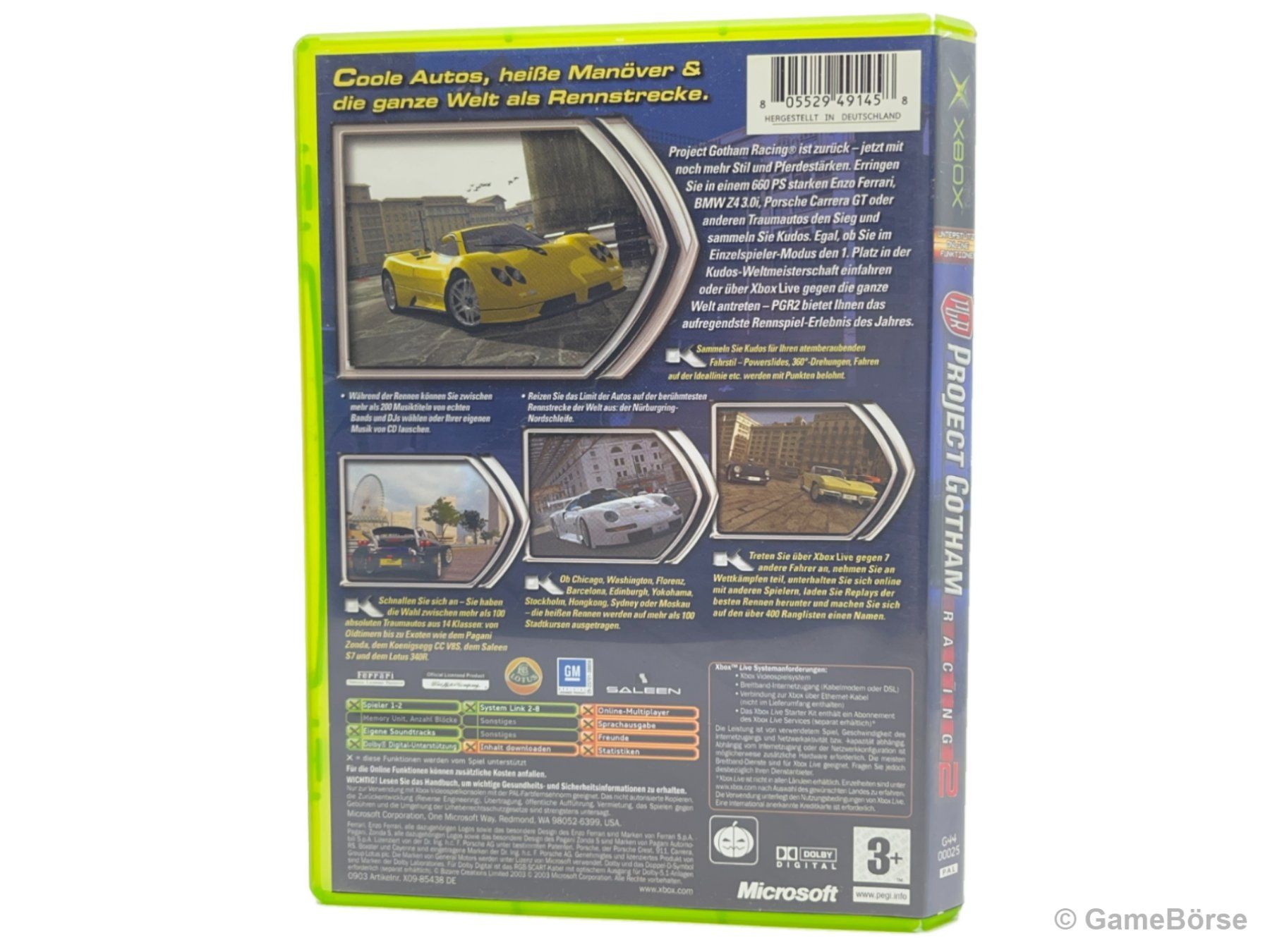 Microsoft Giochi: Xbox Project Gotham Racing 2 – Usato da Stettfurt venduto da GameBoerse 1