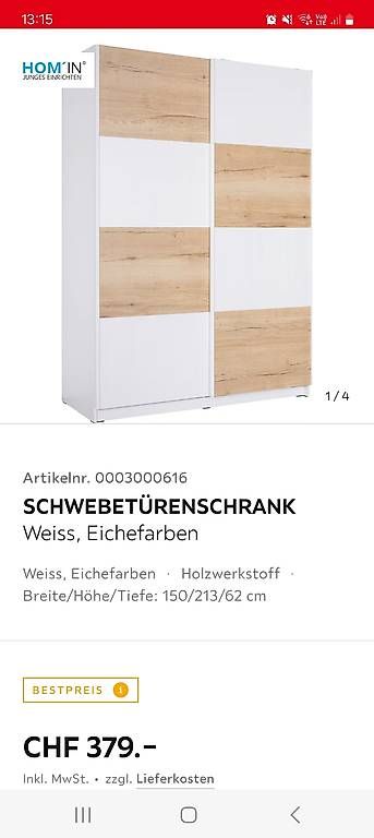 Armoires: Schwebetürenschränke – D'occasion à Muri AG par mar_pd7r 2