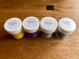 New 4 pieces Two Toned Embossing Powders 0.5 oz / 14 grams
