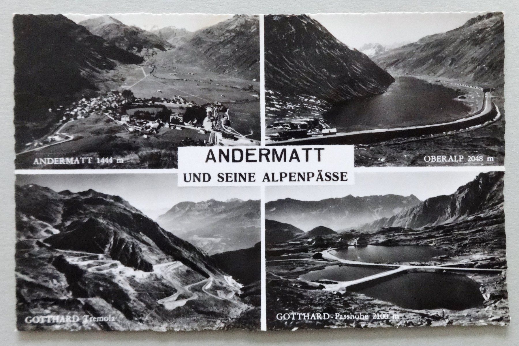 Ansichtskarten: Andermatt und seine Alpenpässe – Gebraucht aus Fétigny von Billy2miny
