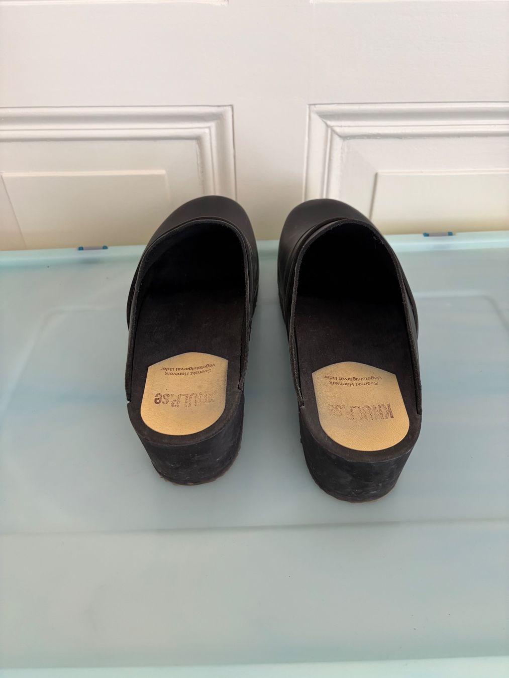 Scarpe da uomo: Holzclogs Knulp Leder schwarz Gr. 43 – Usato da Luzern venduto da Jules__ 3