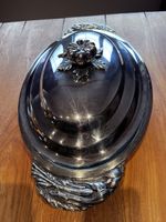 Servierplatte von Teghini, versilbert, Rarität!
