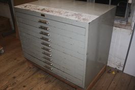 Vidmar Metall Kartenschrank, Schubladen Korpus, Touswiss