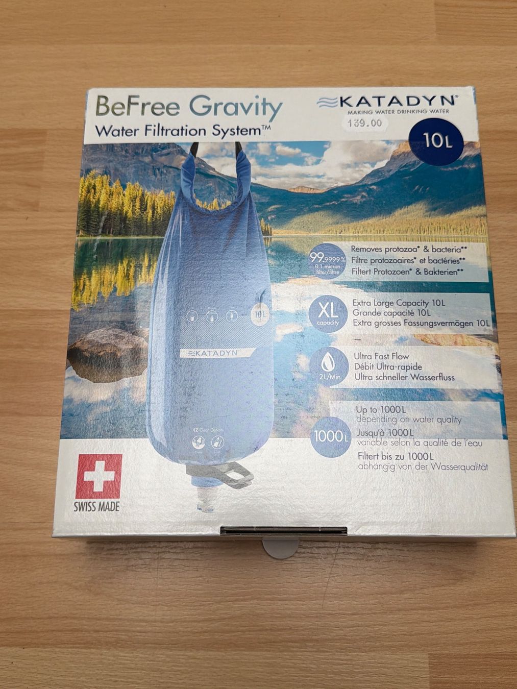 Katadyn Sanitär: Katadyn BeFree Gravity 10L neu – Neu und originalverpackt aus Thun von BanjoDan