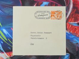 CL33 Enveloppe + Timbre Suisse 1958