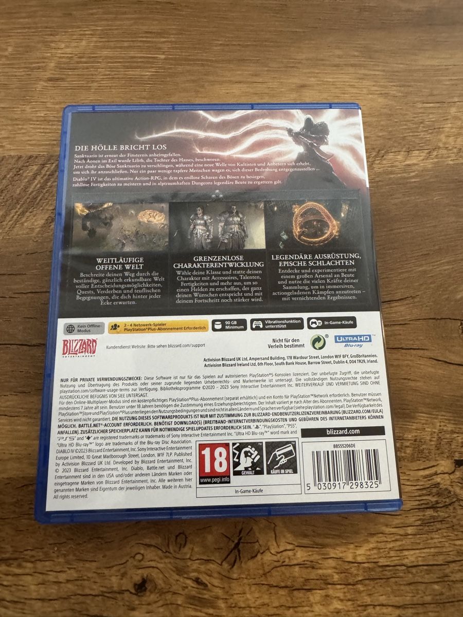 Sony Giochi: Diablo IV PS5 Jeu  – Usato da Brügg BE venduto da Goob 1