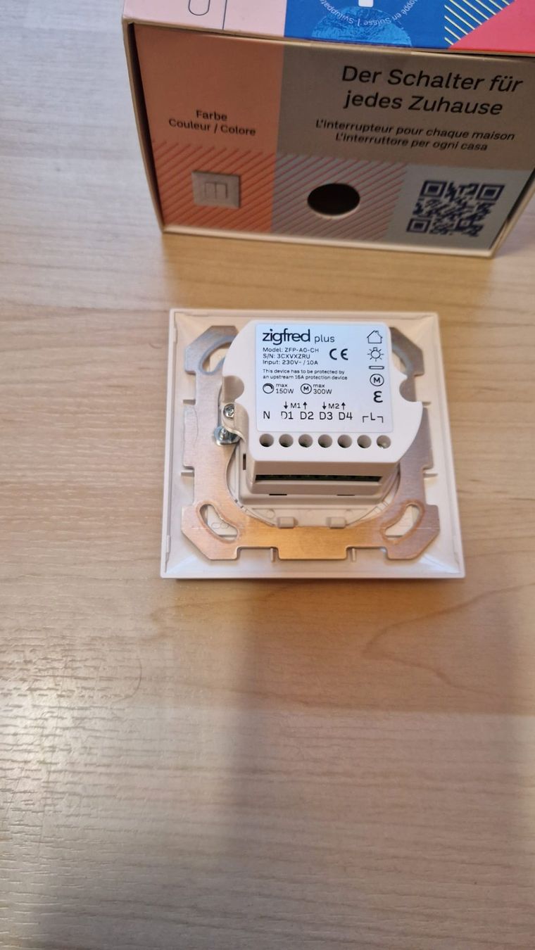 Schalter: Zigfred Plus Smart Switch Zigbee, neuwertig, OVP – Gebraucht aus Nidau von auk_2g9h 2