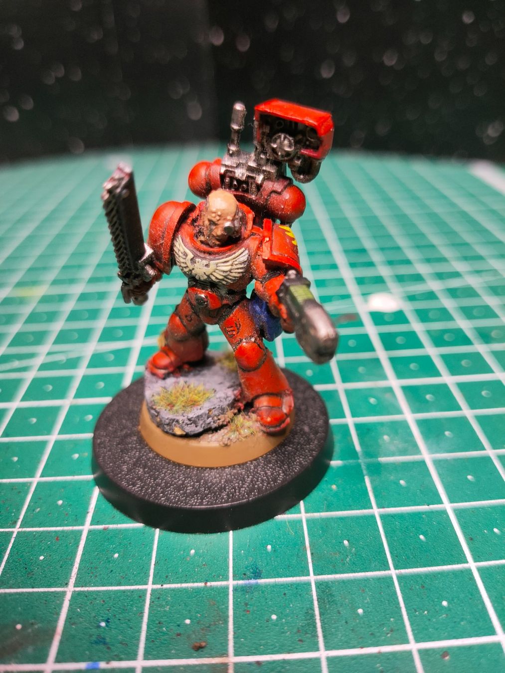 Kit di modellismo & Modellini statici: Captain mit Jumppack der Space Marines, Warhammer 40k – Usato da Baden venduto da Araneus