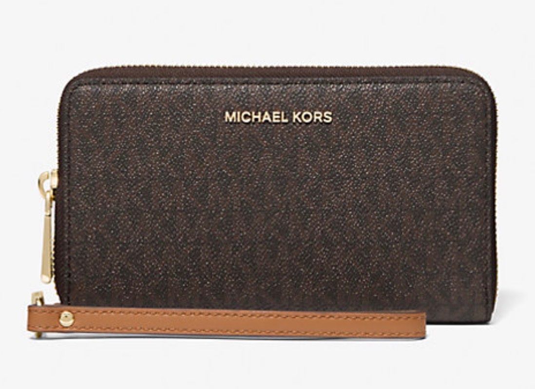 Michael Kors Portemonnaie: MICHAEL MICHAEL KORS Large Logo Smartphone Wristlet – Neu und originalverpackt aus Oberaach von Dandy2021