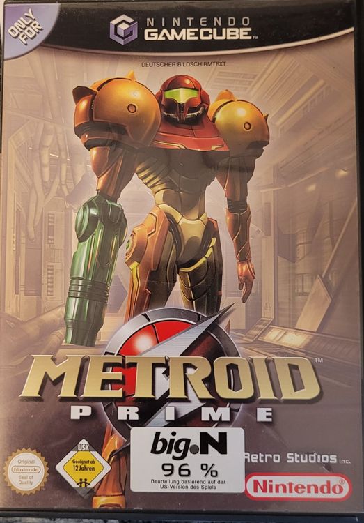 Metroid Prime GameCube Klassiker Top Zustand 96% bigN (Gebraucht) in ...