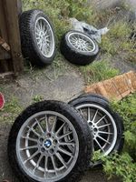 4x BMW 18 Zoll Alufelgen mit Winterreifen 235/50 R18