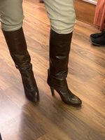 Vintage Walter Steiger Lederstiefel braun Gr.37,5