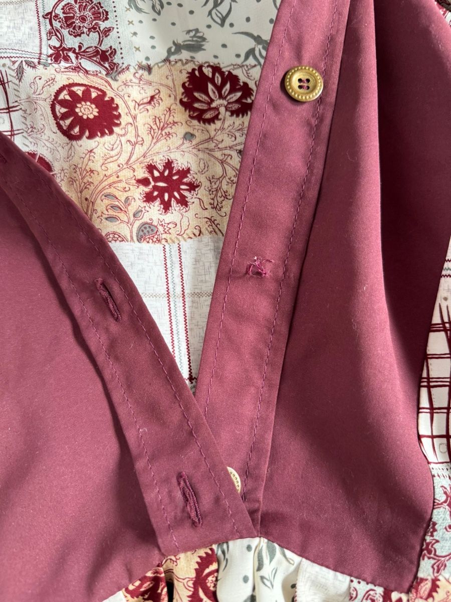 Camicette: Schicke patchworkBluse mit Blumenmuster und Knöpfen Gr. 38 – Usato da lommis venduto da inf_thv8 5