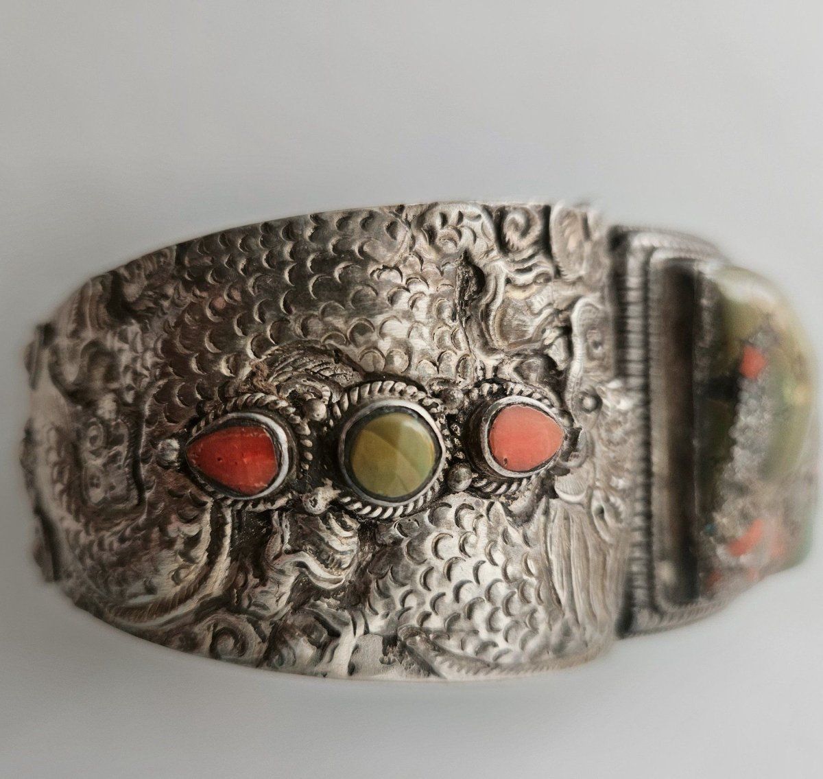 Bracciali & Braccialetti: Großes Silberarmband, Tibet 20. Jh – Usato da Chiasso venduto da Novamarketing 4