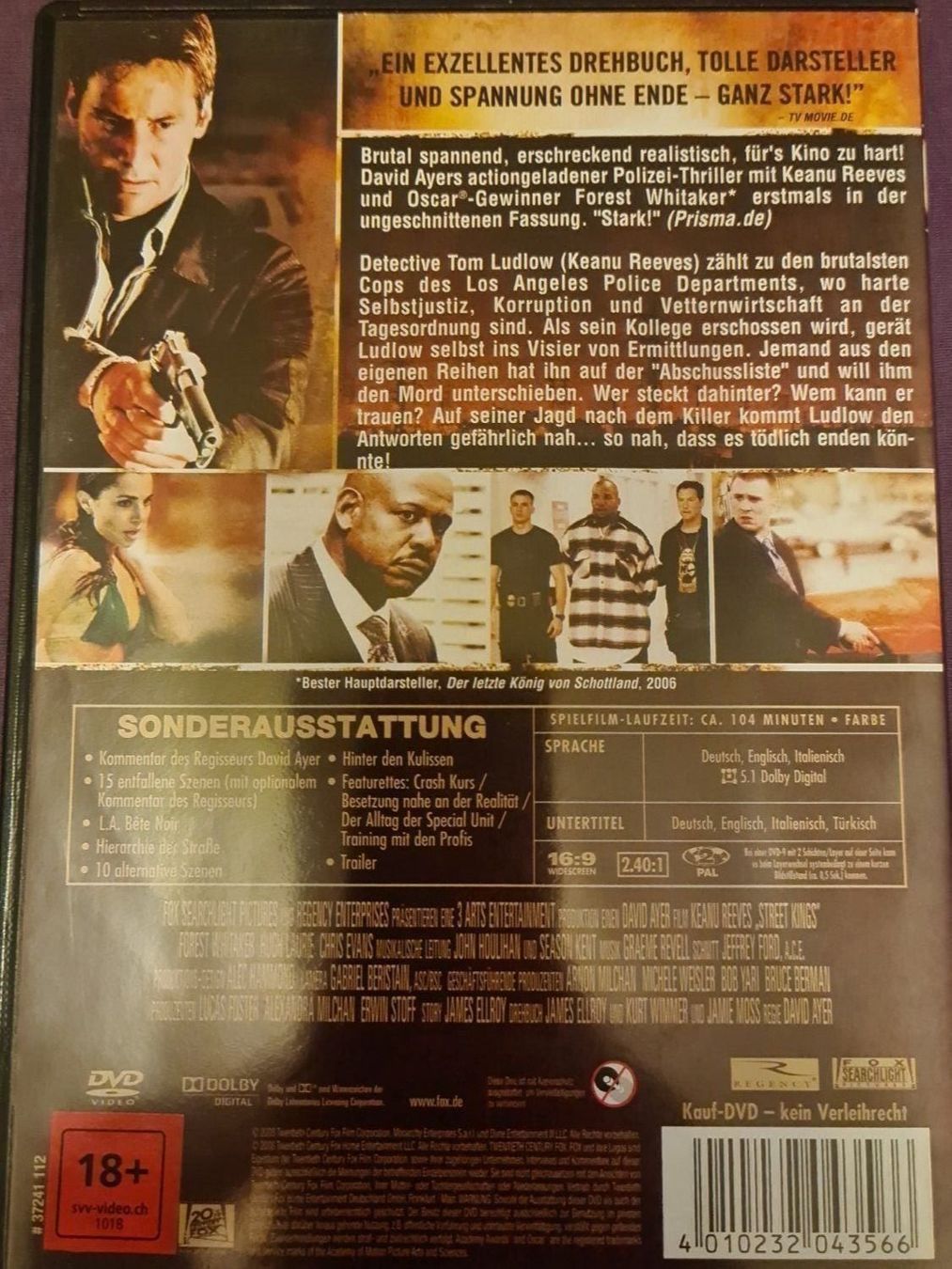 Alle DVDs: Street Kings UNCUT! – Neu (gemäss Beschreibung) aus Oberkirch LU von ThE_CoLLecTor666 1