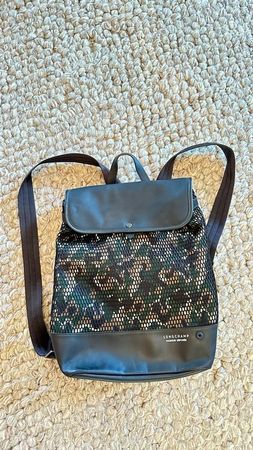 Rucksack von Longchamp im Tarnmuster