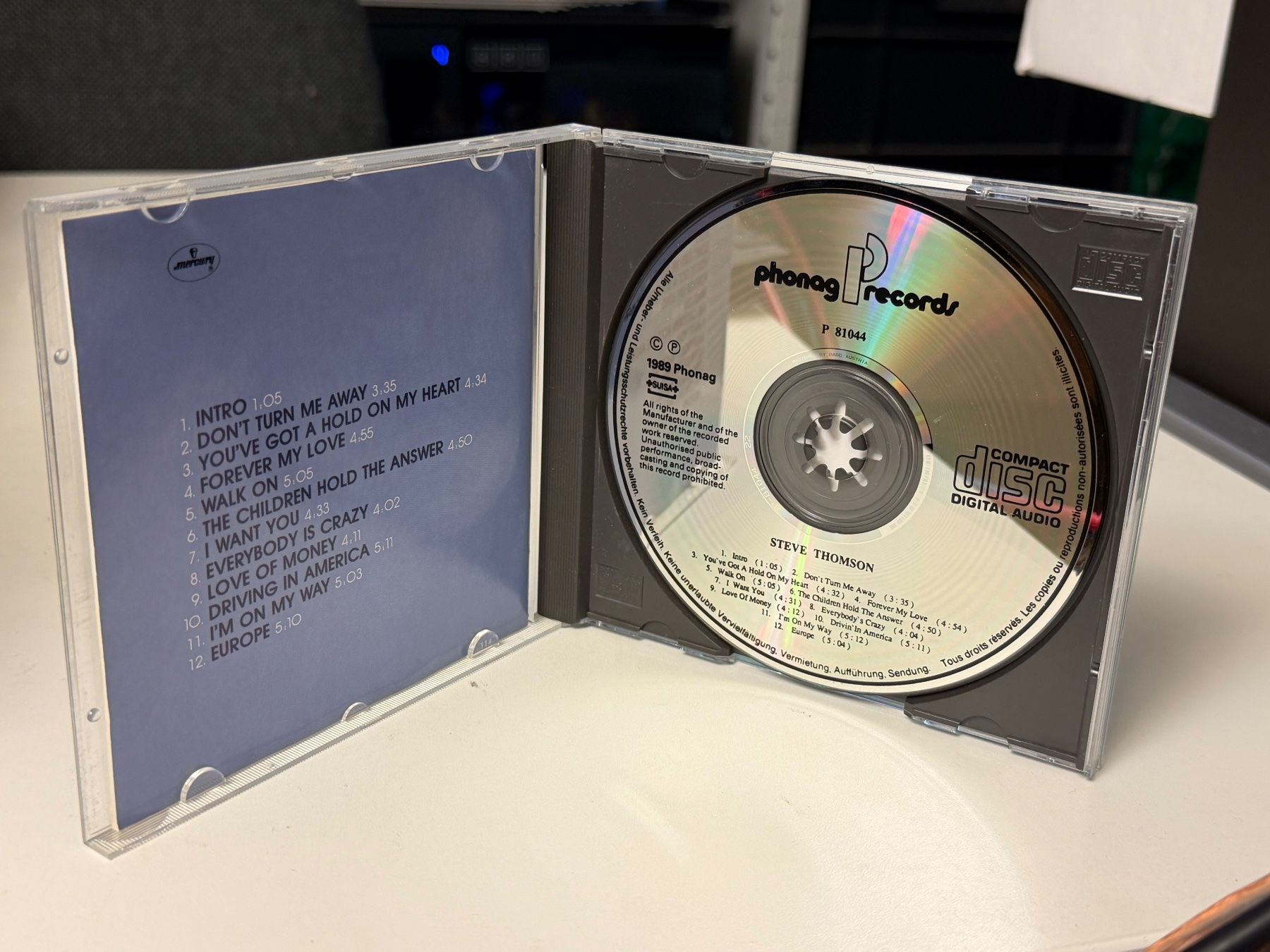 CDs: Steve Thomson - Steve Thomson - HD23A – Gebraucht aus Küsnacht ZH von swisssales.net 2