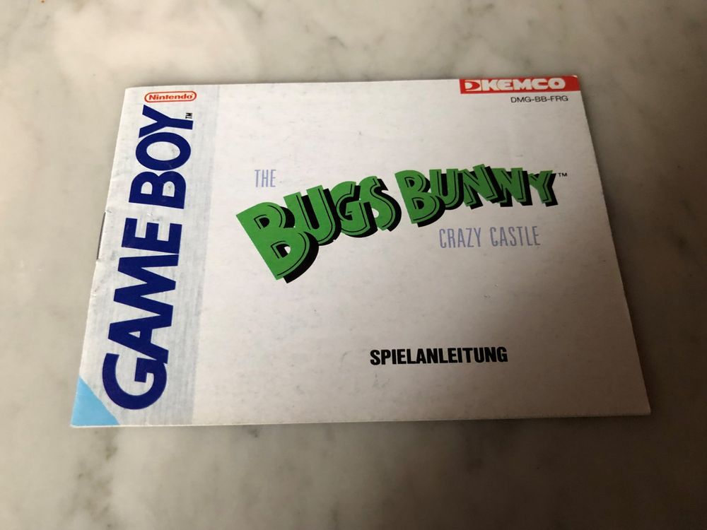BUGS BUNNY CRAZY Castle Nintendo Gameboy Game Boy Cart EUR 34,58