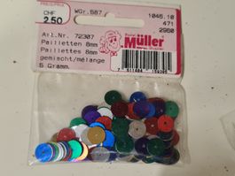 1 Säckli Pailletten 8 mm