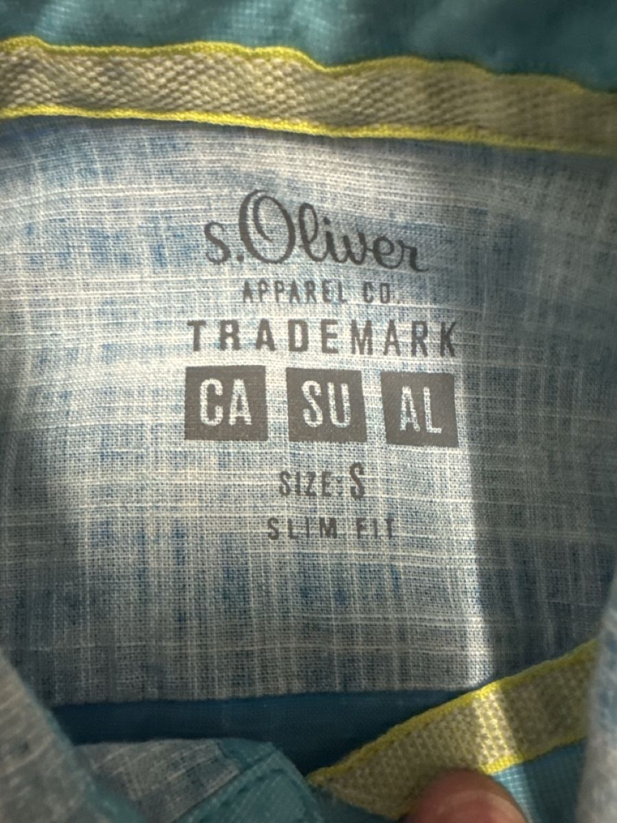 S.Oliver Hemden: S.Oliver Hemd, Gr. S, Slim Fit, Top Zustand – Neu (gemäss Beschreibung) aus Kollbrunn von Frma18 2