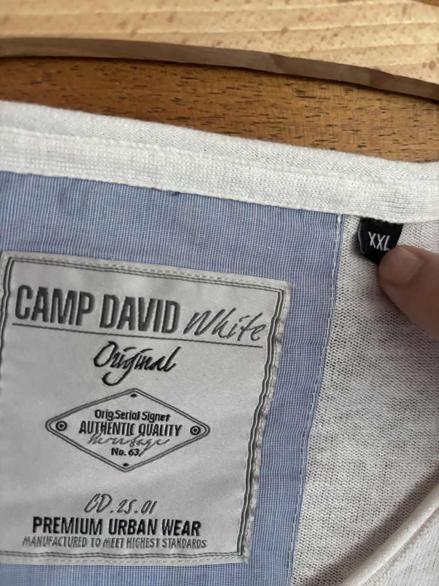 Camp David Maglioni & Felpe: Camp David Herrenpulli, Weiss, XXL, Sommer – Usato da Wald AR venduto da bertli00 1