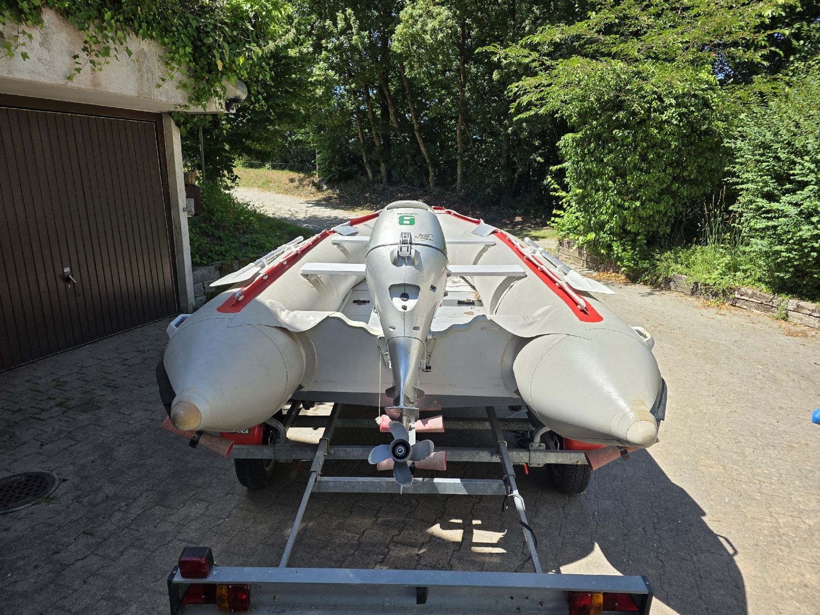 Honda Boote: Honda Schlauchboot ink. 8Ps Motor – Gebraucht aus Walliswil b.Wangen von Holz1234567 7