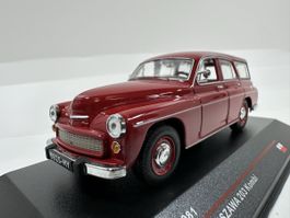 1960 Warszawa 203 Kombi 1:43, rot, inkl.Acrylbox, IST MODELS