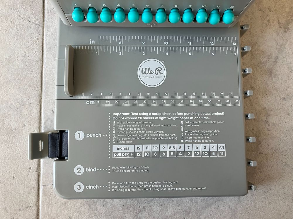 Cinch book binding machine