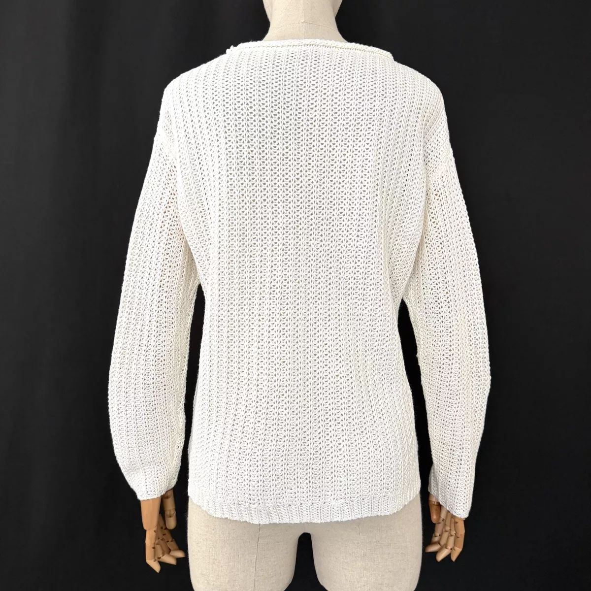 Hemisphere Maglioni & Felpe: HEMISPHERE White Linen Pullover – Usato da Emmen venduto da Avviivva_Com2023 3