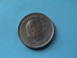 5 Pesetas - Spanien - Franco - 1957