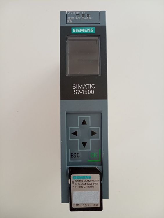 SIEMENS SIMATIC S7-1500F, CPU 1513F-1 PN 6ES7513-1FL02-0AB0 (Gebraucht ...