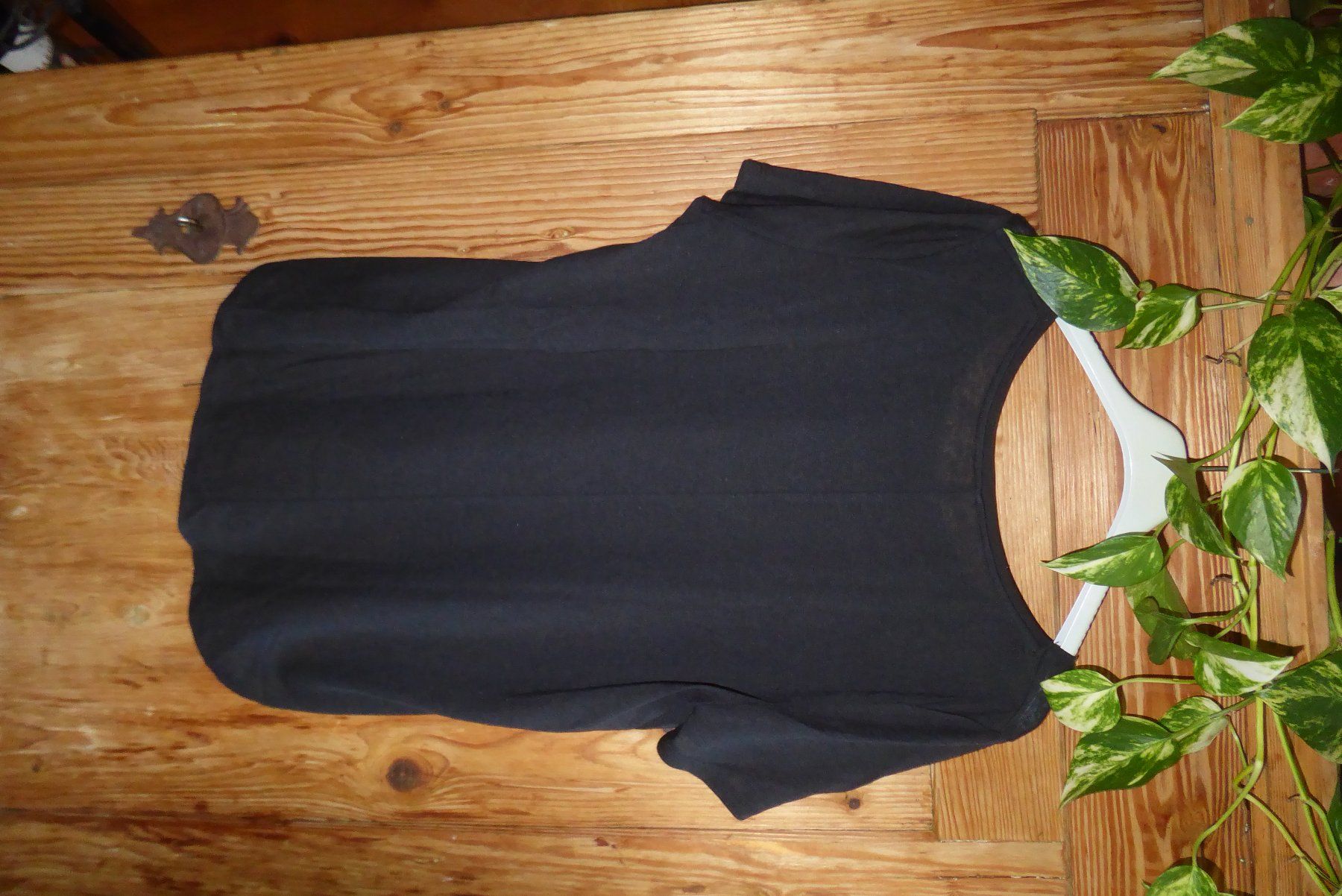 T-shirt: Luftig leichte Tshirt Gr L Chicoree 10% Leinen – Usato da Sargans venduto da Benziner 3