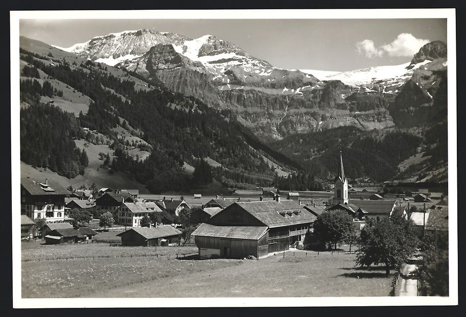 Fotografie & Manifesti: Fotografie Lenk / Simmental, Ortsansicht – Usato da Berlin venduto da bartko-reher