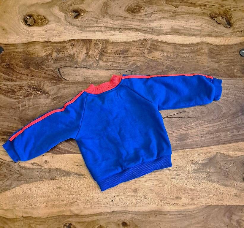 Giacche & Cappotti: Adidas Trainer Jacke Grösse 68 blau/rot – Usato da Bremgarten AG venduto da Noii 2