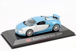 Bugatti Veyron 16.4 2005-2015 hellblau met. / weiss     1:43