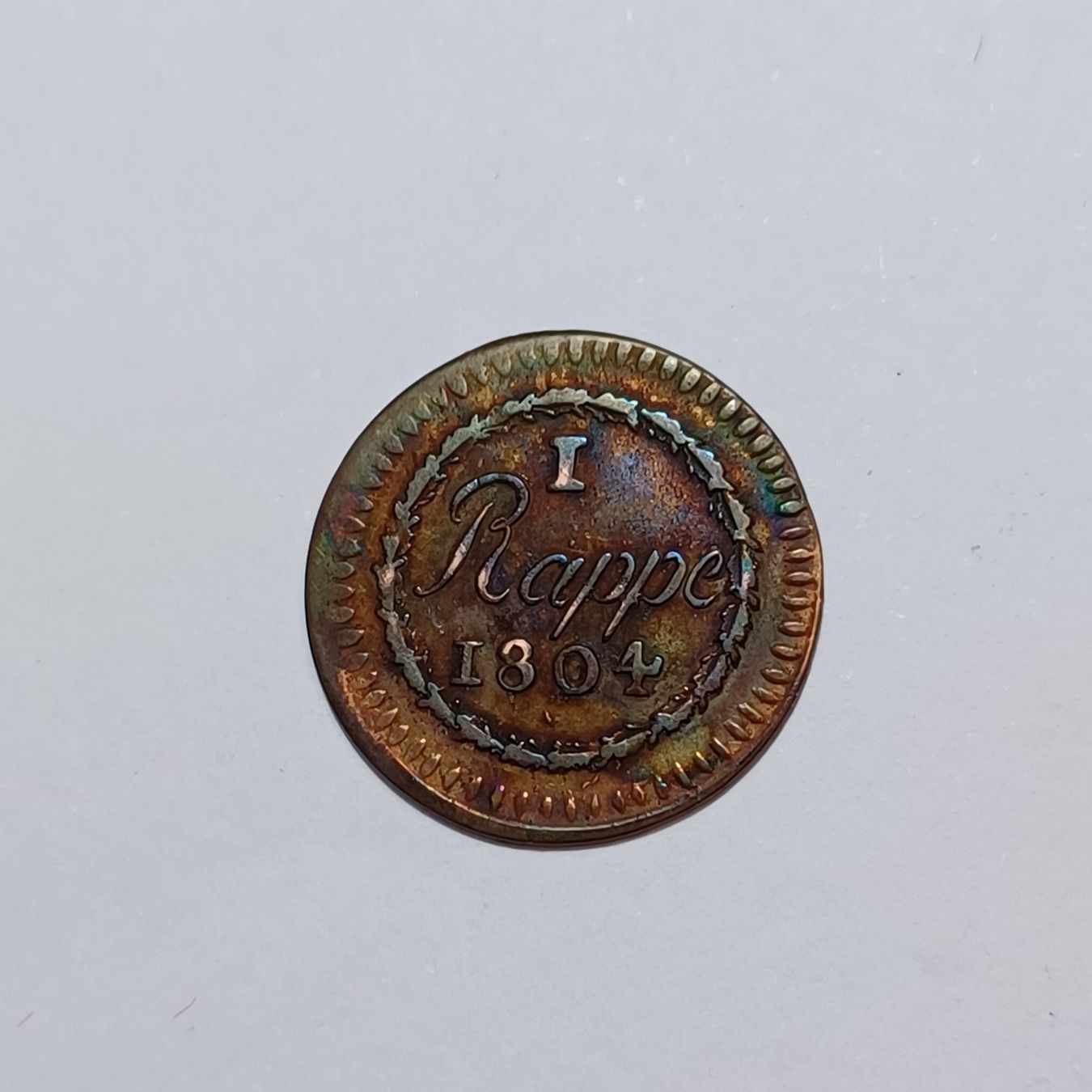 Tutti le monete: Rappen 1804 Waadt – Usato da Pfäffikon ZH venduto da Schweizer_Muenzen
