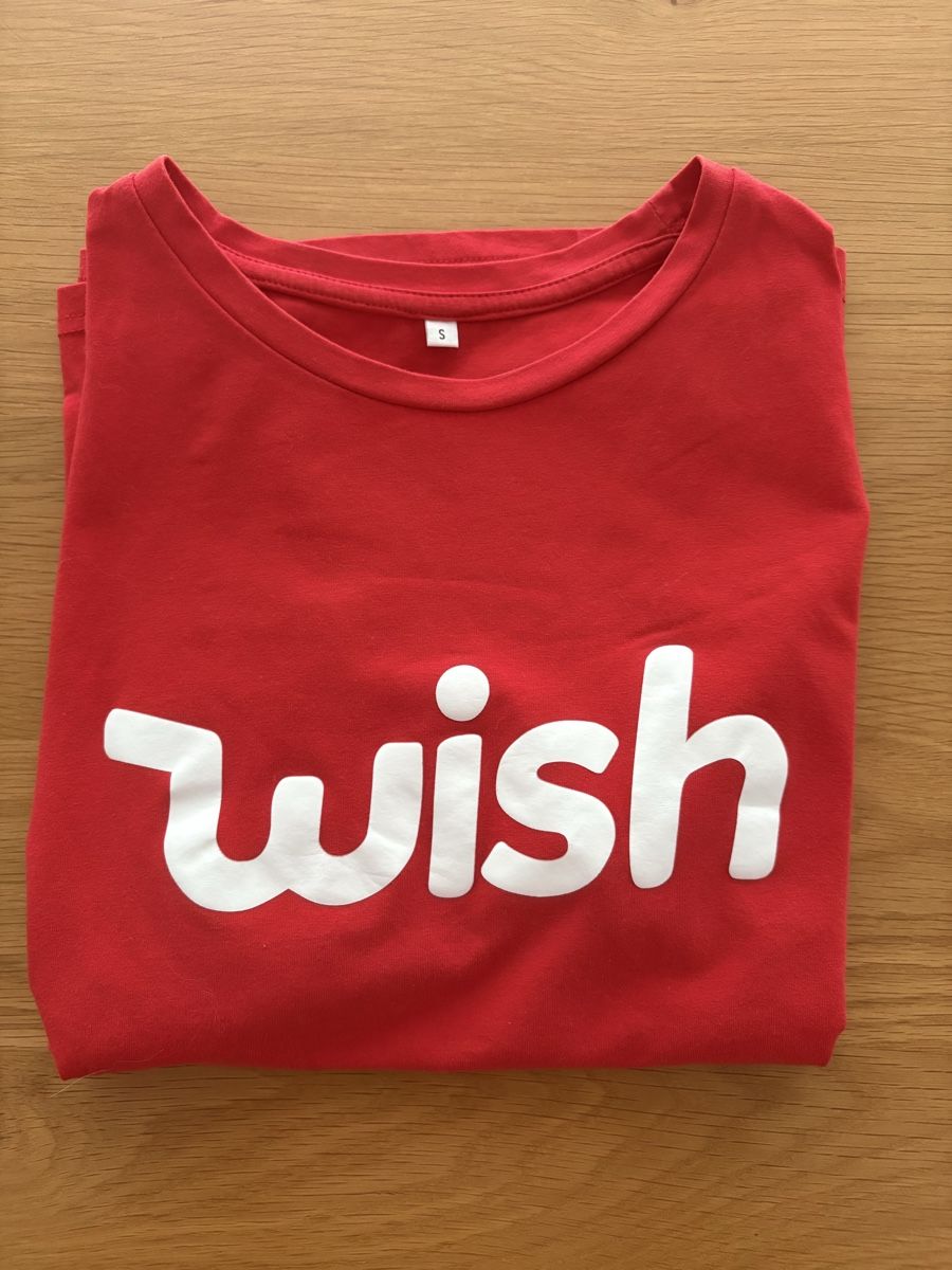 T-shirt: Maglietta rossa Wish taglia S – Usato da S. Antonino venduto da LIKA91 1