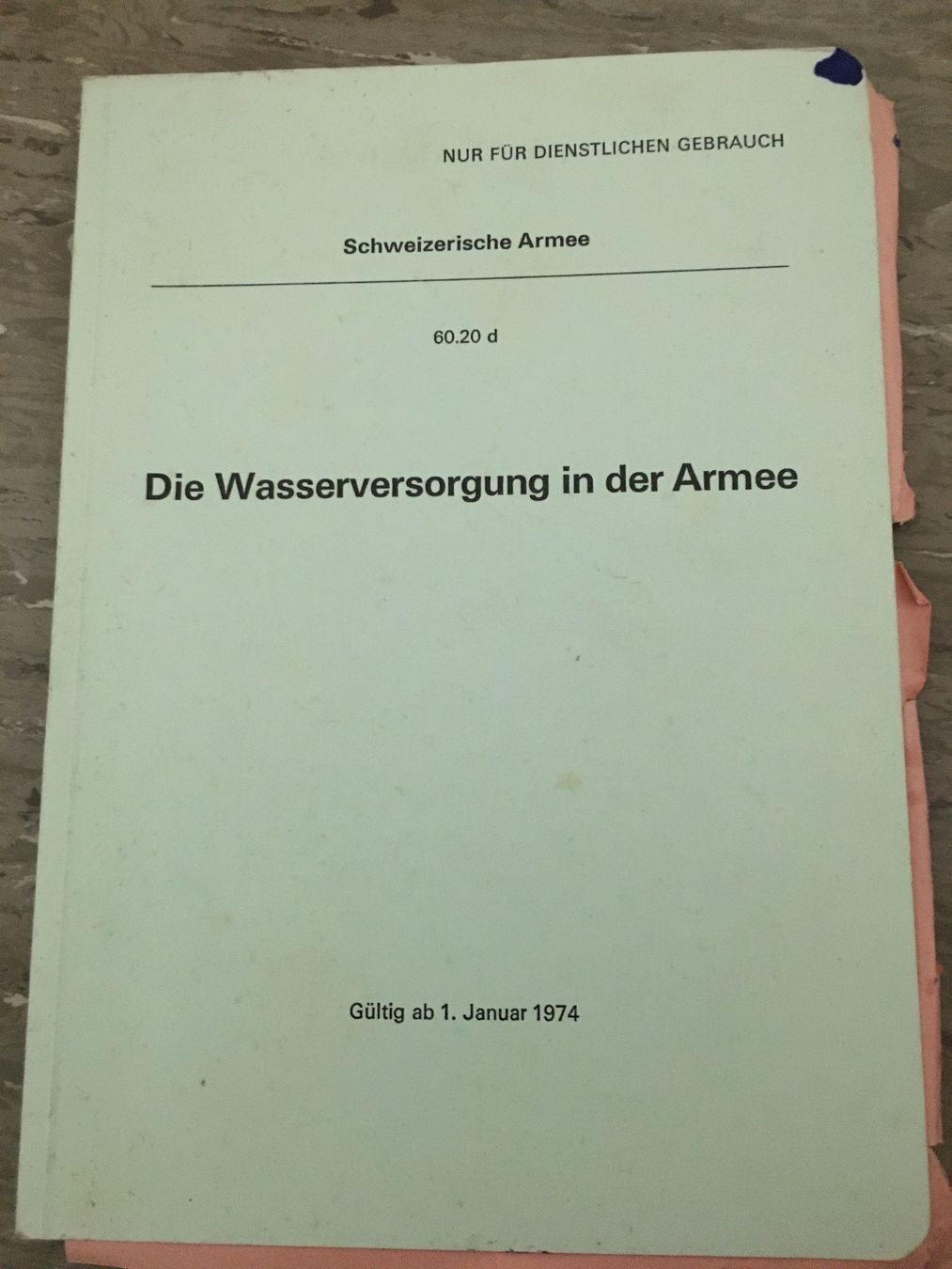 Libri: Wasserversorgung in der Armee – Usato da Grellingen venduto da Toyhamster