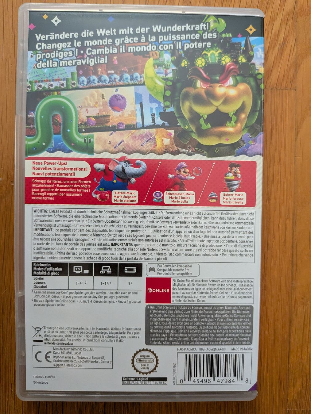 Nintendo Giochi: Super Mario Bros Wonder - Nintendo Switch – Usato da Zürich venduto da jabo22 1