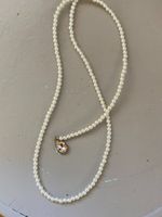 VINTAGE PERLENKETTE -WEISS