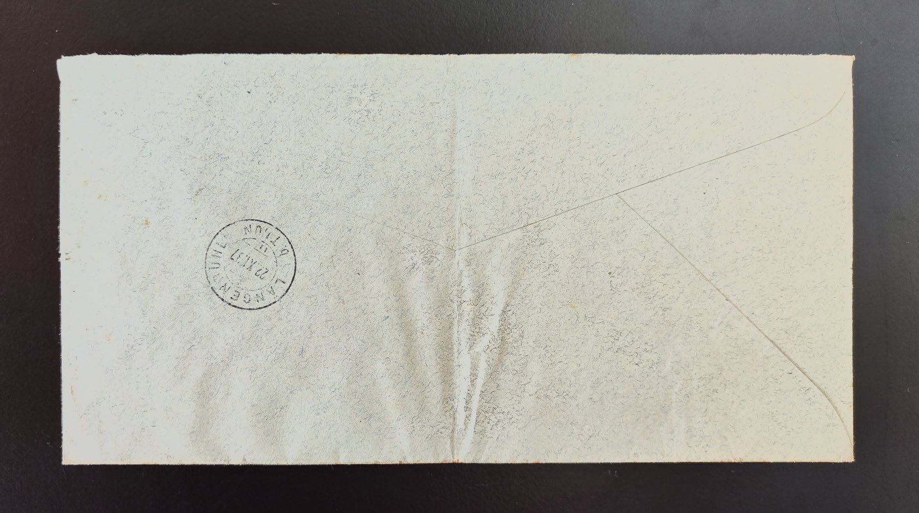Enveloppes & pochettes d'envoi: Couvert Bujard Vins 1927 mit Rechnung – D'occasion à Lenzburg par Dani_Lenzburg 1