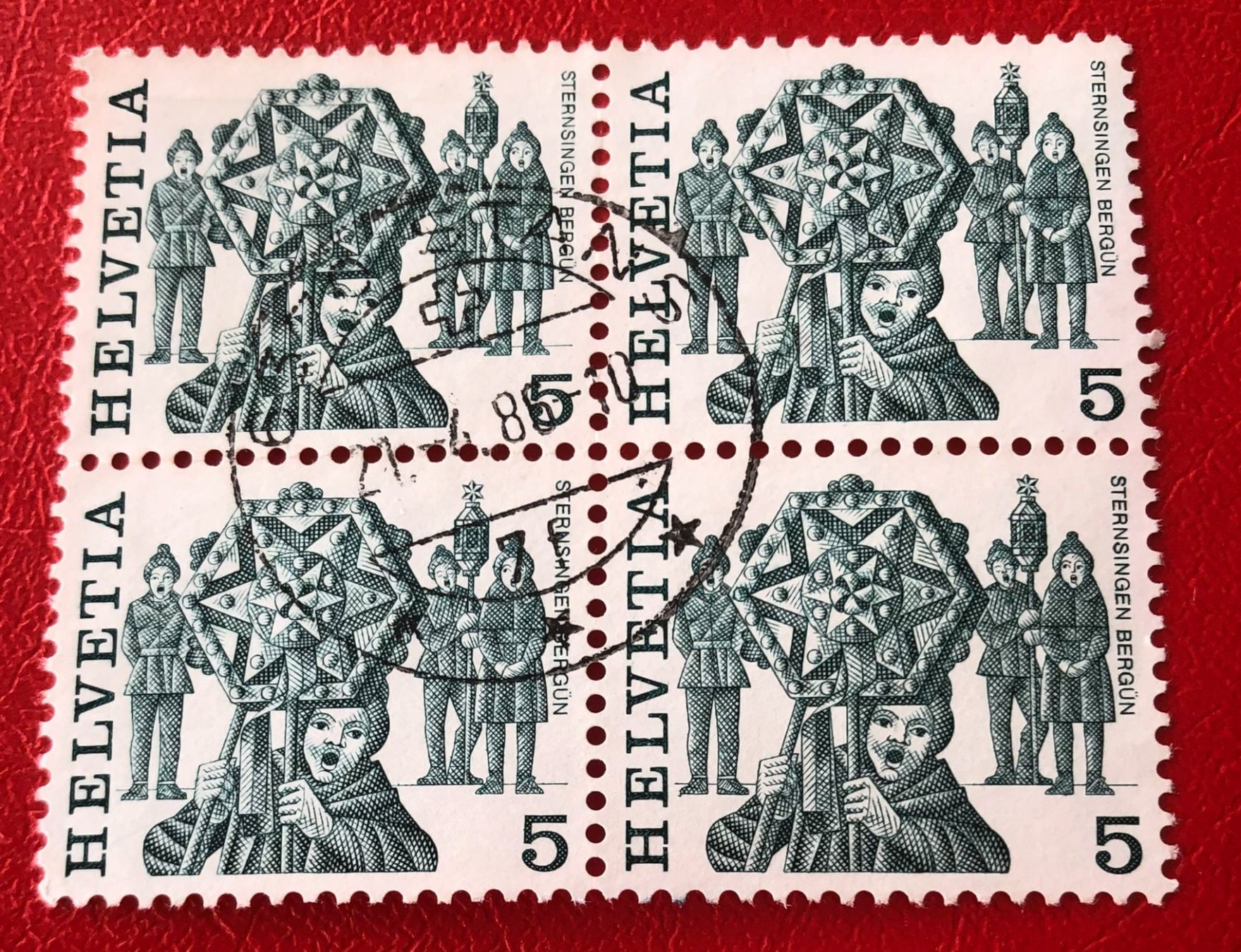 Tutti i francobolli: 4 er Block Nr.594 mit Stempel – Usato da Aarau venduto da Billa007