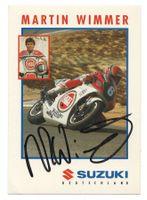 MARTIN WIMMER ORIGINALAUTOGRAMM MOTORRAD
