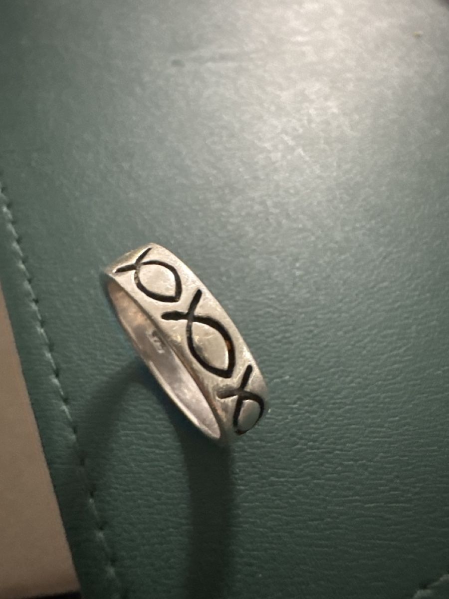 Anelli: Silberring 925 mit Muster (XOXO / Design Ring) – Usato da Untersiggenthal venduto da Dilosh.ch 2
