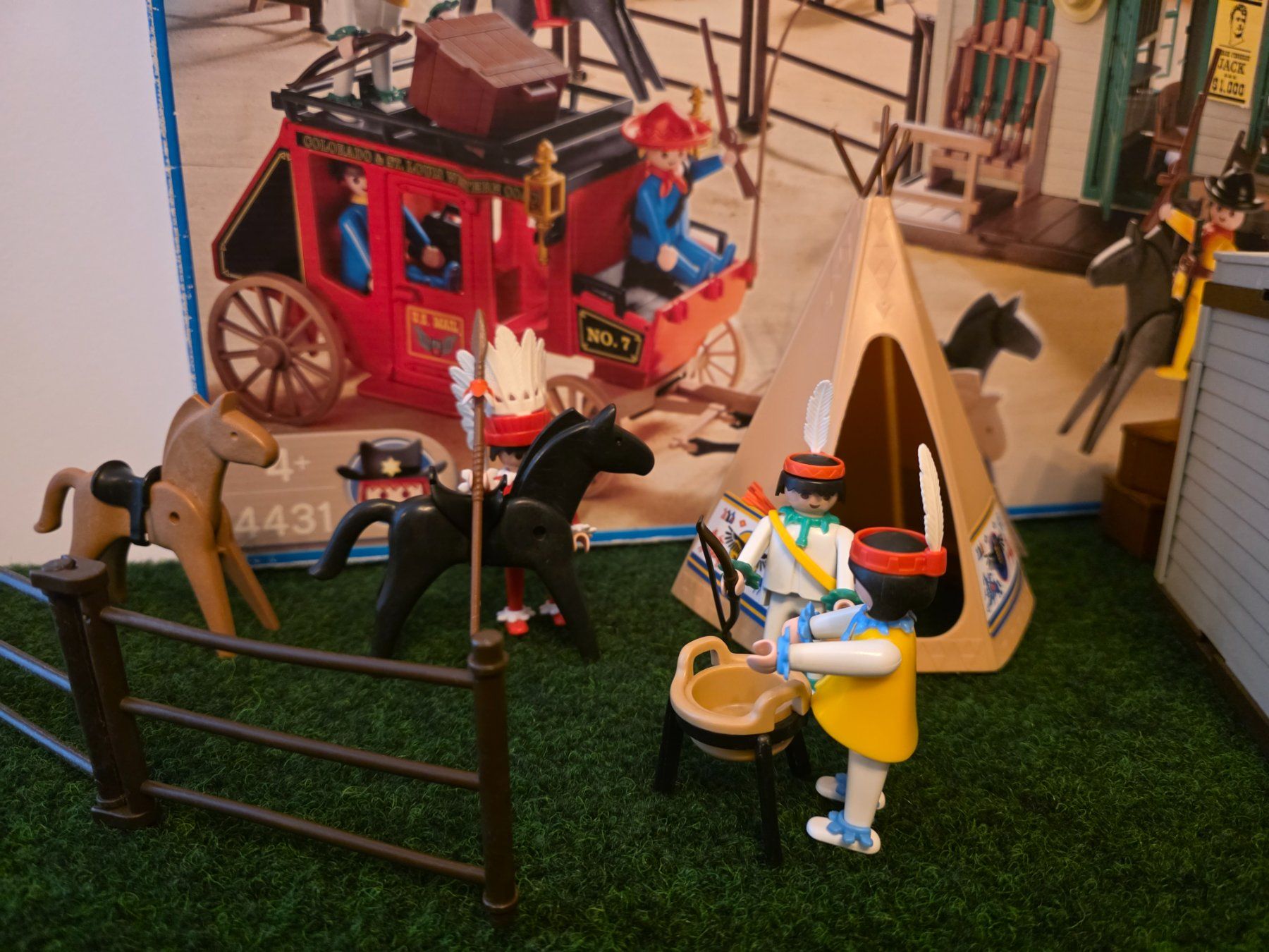 Playmobil Giocattoli: Playmobil Sheriff mit Postkutsche – Usato da Kreuzlingen venduto da Turbothom81 3